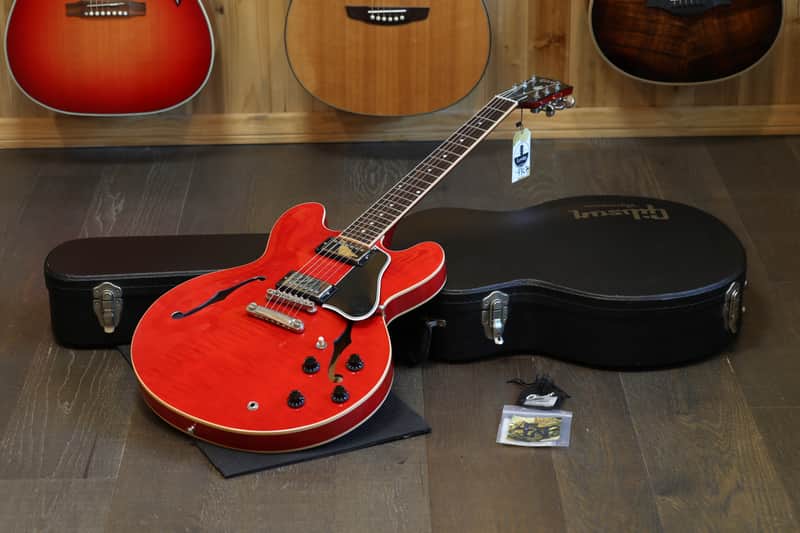 2011 Gibson ES-335 Dot Semi-Hollow Electric Guitar Figured Cherry Red + OHSC image 1
