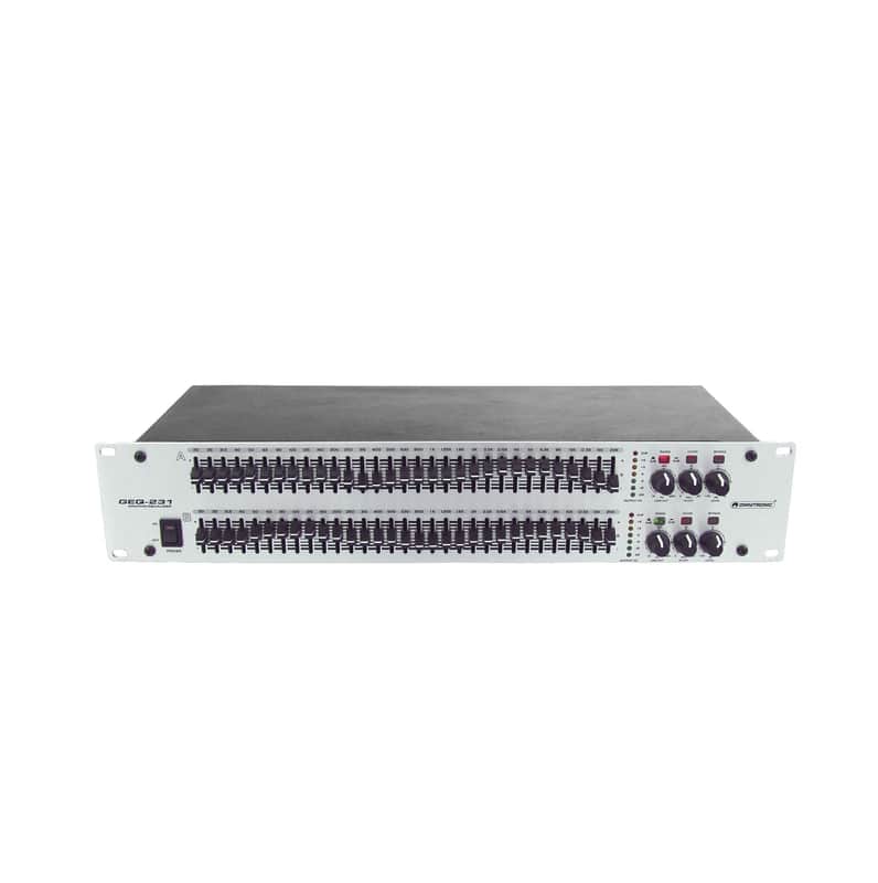 Omnitronic CEQ-231 2×31-band Graphic Equalizer image 1