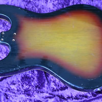 VOX Bulldog vintage electric guitar body * Rare, made in Italy ca. 1966! * Perfect for your VOX project *WORLDWIDE SHIPPING image 5