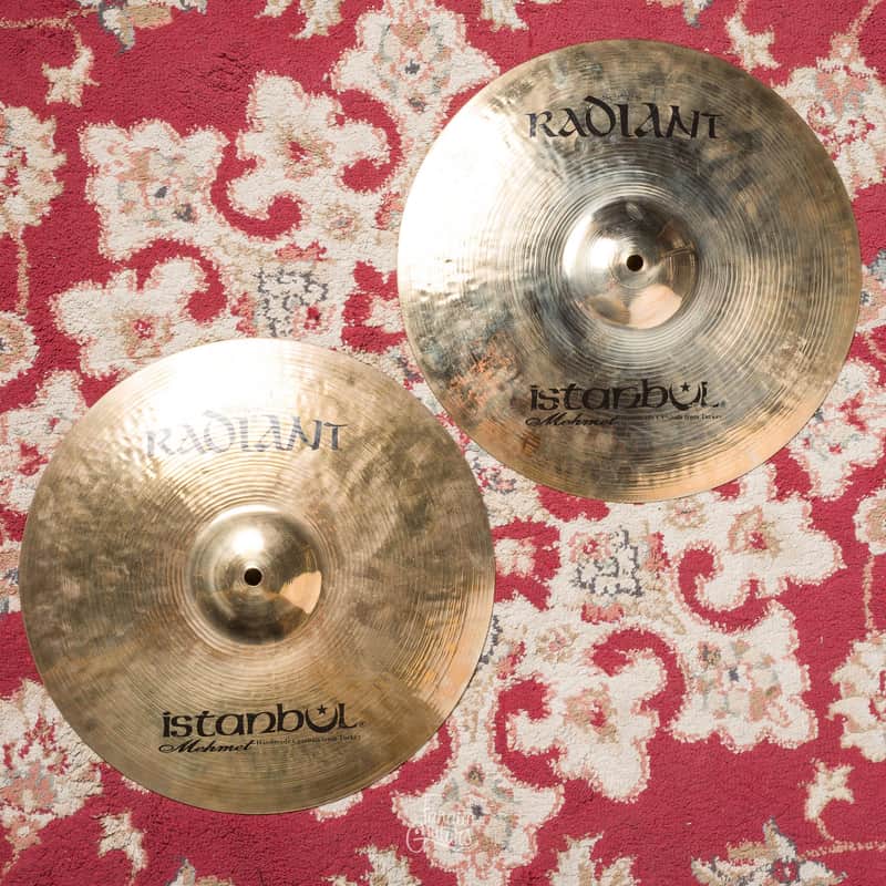 Istanbul Mehmet Radiant - Hi-Hat Rock Top, Custom Rock Bottom 14" #H06 Demo image 1