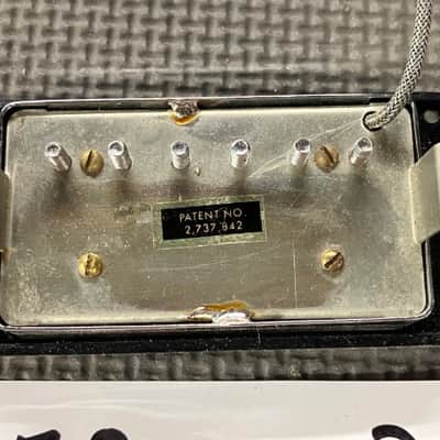 Gibson Patent #  Humbucking Pickup set 1965-74 Sealed Covers N-7.8K B-8.0K image 3