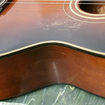 1961 Yamaha Nippon Gakki Dynamic Guitar No.10A Red Label  Dark Brown Bild 12