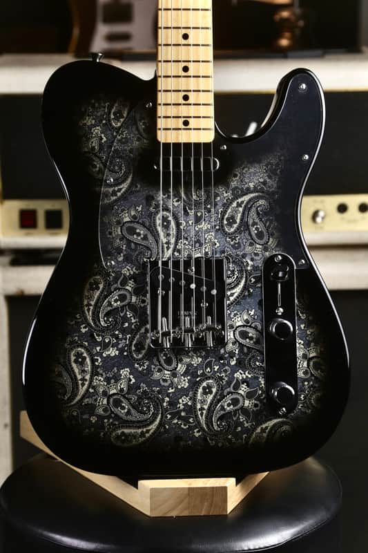 Limited Edition Fender Telecaster Paisley, JAPAN 2025 - Black Paisley Burst