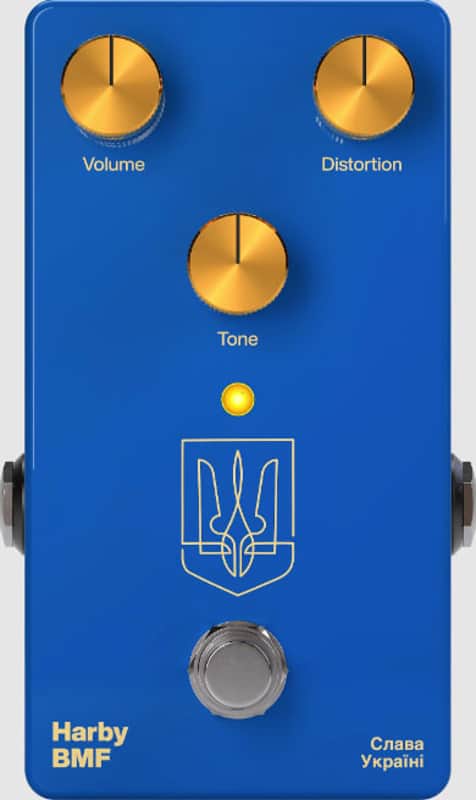Harby Pedals BMF Distortion Guitar Pedal image 1
