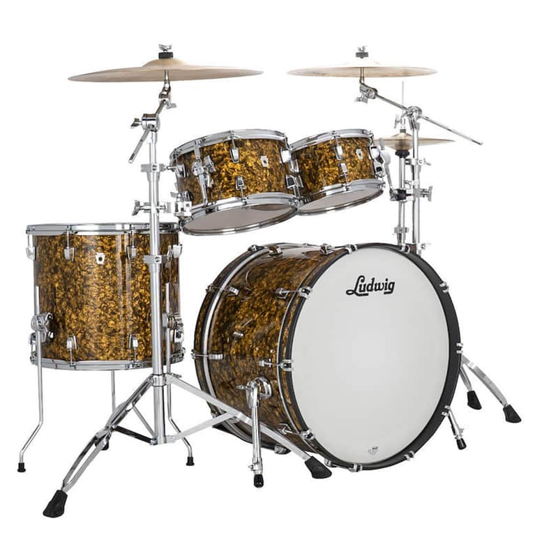 Ludwig LN34204TX NeuSonic Rapid Mod 2 Outfit 6x10/7x12/14x16/14x22" Drum Set image 6