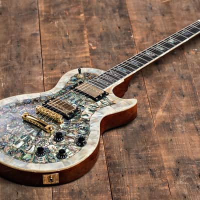 Wolf WLP 750T Special Edition Electric Guitar Abalone w/Hard Case image 2