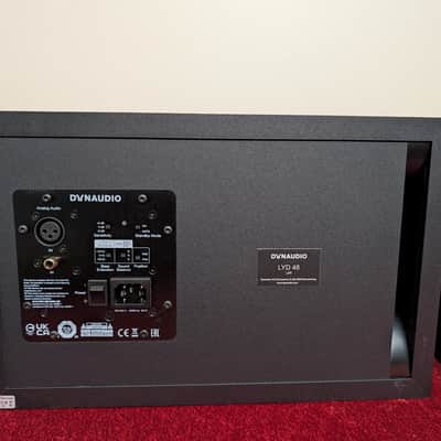 Dynaudio LYD 48 3-Way Active Studio Monitor Pair ( Left + Right ) 2017 - 2019 - Black Monitors image 7