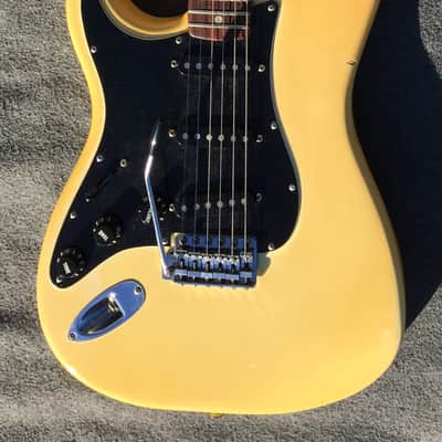 Fender Stratocaster Lefty 1976 White Creme Rosewood Fingerboard image 1