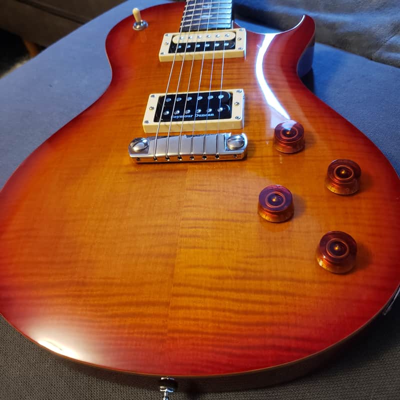PRS 245SE | Flame Maple Sunburst top / Red body | All Gloss finish | Serial No. Q10404 | MIK image 1