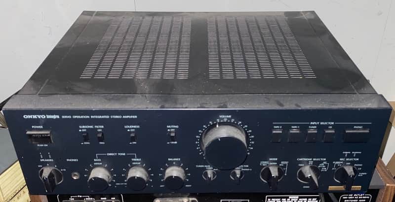1984 Onkyo A-8019 Amplifier 100 Watts/Channel | Reverb