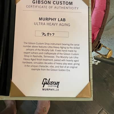 Gibson Les Paul 1957 Murphy Lab Ultra Heavy Aged Refin Burst LE Limited Edition 2026 In Hand Sunburst image 17