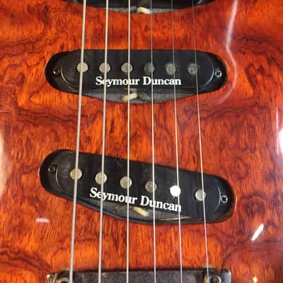 Fender Showmaster QBT SSS Quilt Bubinga Electric Guitar - Seymour Duncan Pickups image 8