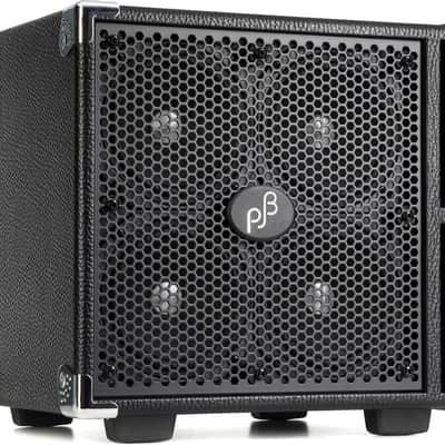 Phil Jones Bass Compact 4 4 x 5-inch 400-watt Bass Cabinet - Black image 1