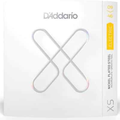 D'Addario XSE0946 XS Nickel Coated 9-46 Super Light Top/Regular Bottom Gauge Electric Guitar Strings