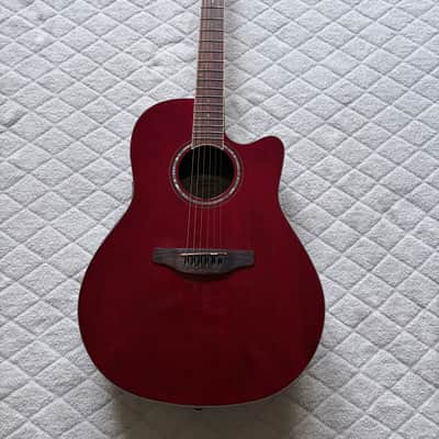 Ovation Celebrity - CS28-RR - Red Acoustic Electric image 2