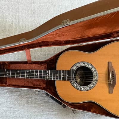 Vintage 1970's Ovation Deep Bowl Acoustic Guitar Case Round Back Brown USA - No Guitar CASE ONLY image 25