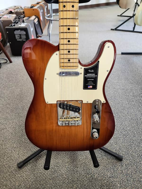 New 2025 Fender American Professional II Telecaster - Sienna Sunburst with Fender Deluxe Molded Case image 1