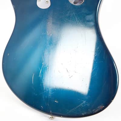 Vintage Mosrite 4x12 Double Neck Electric Bass & 12 String Guitar w/ OHSC Ink Blue Custom Order One of a Kind! image 16