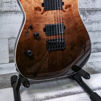 ESP LTD M-1000HT Left-Handed Electric Guitar - Black Fade - Open-Box Display MINT image 3