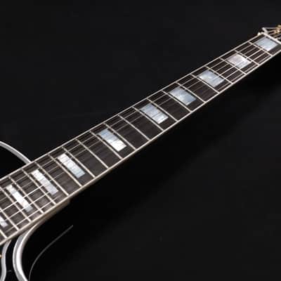 Gibson Custom Les Paul Custom Long Scale Electric Guitar - Ebony 313 image 2