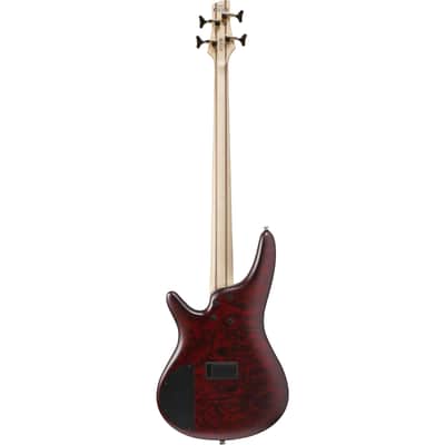 Ibanez Standard SR300EDX-WZM Wine Red Frozen Matte - 4-String Electric Bass image 2