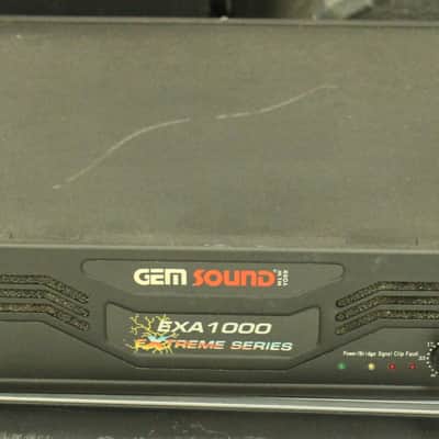 Gem Sound EXA 1000 160 watt power amp image 1