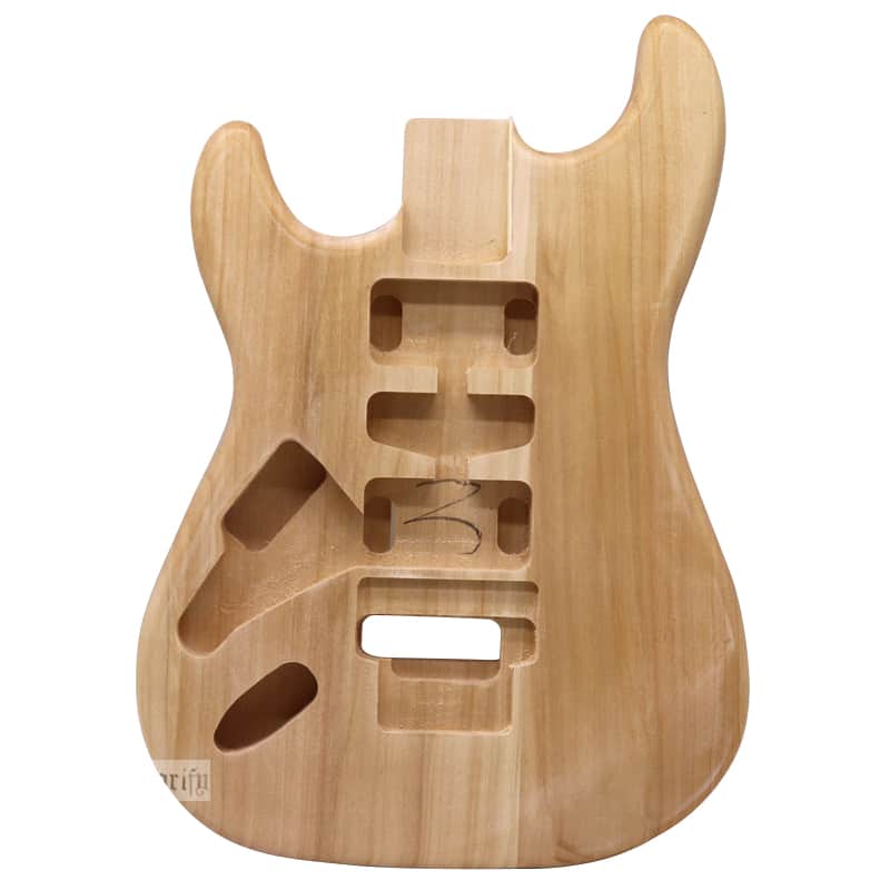 Left handed ST guitar body poplar wood guitar barrel image 1