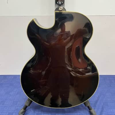 Vintage Ventura Hollow Body Electric Guitar Made in Japan with Case ES-175 Style image 18