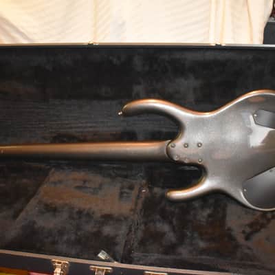 ibanez  edc 705 ergodyne 5 string bass guitar metallic grey image 11