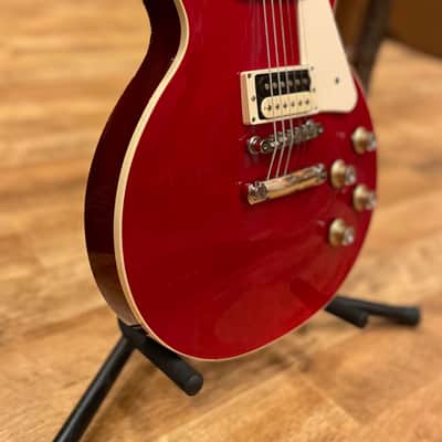 2021 Gibson Les Paul Classic HH Electric Guitar in Transparent Red w/ Gibson OHSC image 6
