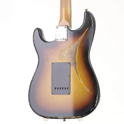 FENDER CUSTOM SHOP Limited Edition '60 Dual-Mag II Stratocaster Super Heavy Relic Aged 3-Color Sunburst [CZ561469] (04/30) image 5
