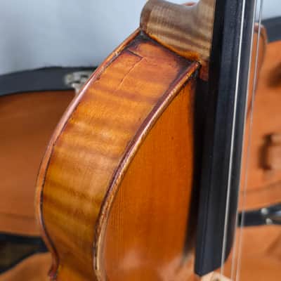 Vintage Att. Laberte-Humbert Frères Firm – Mirecourt France - 16" Viola - READ! image 7