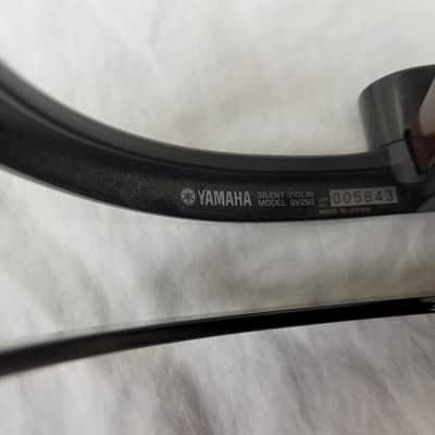 Yamaha Professional Silent Violin, model SV250 circa 2020, with used case image 7