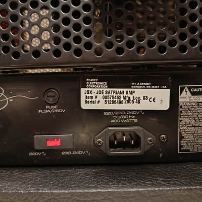 Peavey JSX Joe Satriani Signature 120-Watt Guitar Head 2000s - Chrome image 6