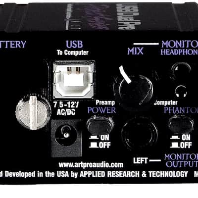 ART USB Dual Pre Project Series 2-Channel USB Preamplifier image 4
