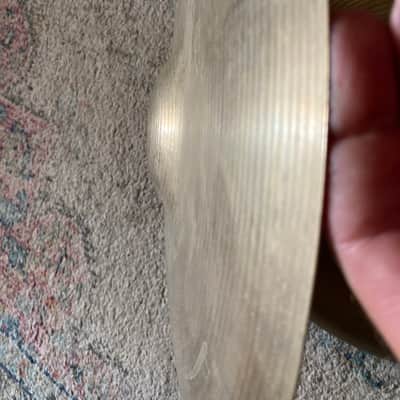 Vintage Swiss made Paiste mod. 602 Formula 14" Hand made Hi-Hats cymbal pair 1965-1975 jazz rock image 3