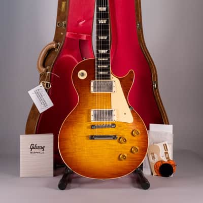 Gibson 59 Les Paul standard Murphy lighting aged 2020 - Reissue Cherry Tea Burst image 11