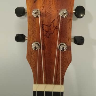 Aklot AKET26 2020 - Natural Mahogany Acoustic-Electric Ukulele w/ Hard Case image 6
