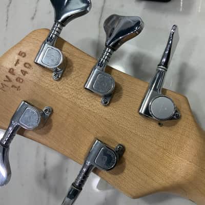 Pedulla Bass MVP-5 1980’s - Natural finish Active Please Read image 10