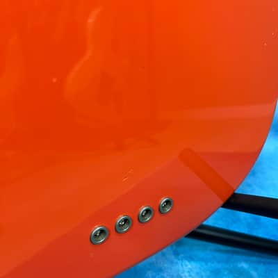 1999 Fender MB-98 / MB-SD Mustang Bass Fiesta Red Crafted in Japan, CIJ image 19