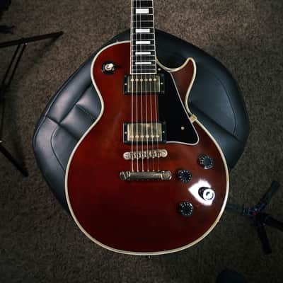 Orville by Gibson LPC Les Paul Custom with Rosewood Fretboard 1991 Wine Red image 9