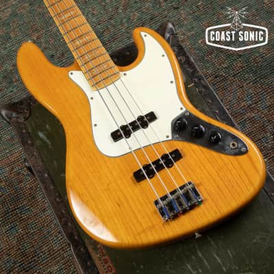 1990 Fender '75 reissue Jazz Bass JB75-750 Made in Japan image 6