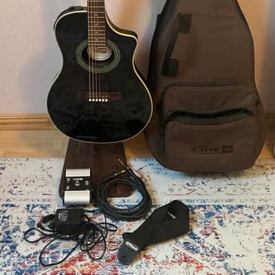 Line 6 Variax 700 Acoustic Black - FREE SHIPPING image 1
