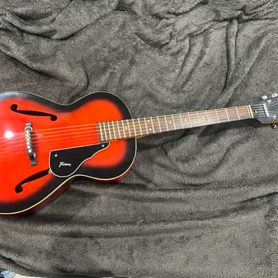 Framus Studio 5/51 vintage 1971 - Red burst hollowbody image 2