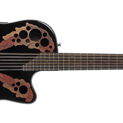Ovation CE4412-5 Celebrity Elite 12-String Mid Depth Black image 2