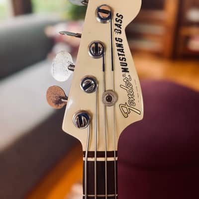 Fender Mustang Bass 1966, Olympic White w/ OHC image 3