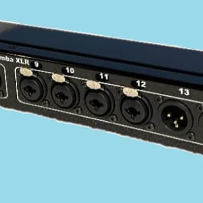 Mamba 12 in x 4 out XLR Combo (XLR/TRS/TS) to XLR Male 1RU XLR Patch Bay image 2