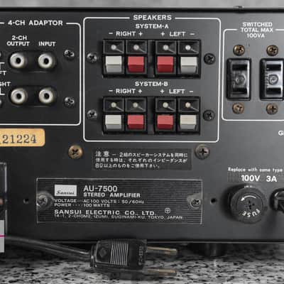 Sansui AU-7500 Stereo Integrated Amplifier in Good Condition image 17