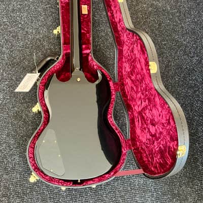 2018 Gibson Custom Shop SG Custom Ebony w/ OHSC, COA, Case Candy & Original Box image 10