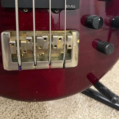 Spector NS-4CR owned by PJ Farley , Trixter, Fozzy, etc ? - Red wine quilted image 5